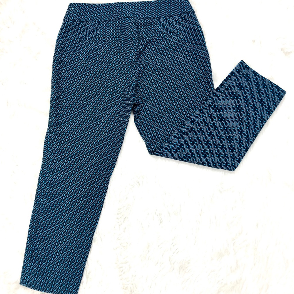 Loft - Bright Blue and Black Diamond Marisa Capris
